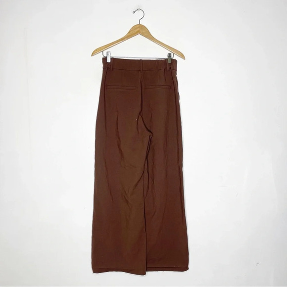Abercrombie & Fitch Brown Sloan Wide Leg Pants Size Medium - Picture 6 of 6